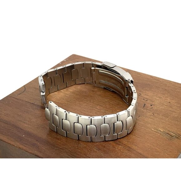 Omega Seamaster Men's Watch Replacement Bracelet Silver Steel Band 8mm/19mm Lug - Picture 3 of 12